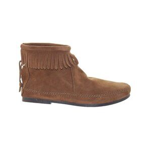 Minnetonka Back Zip Hardsole Boot Dusty Brown 283 Women's Boot